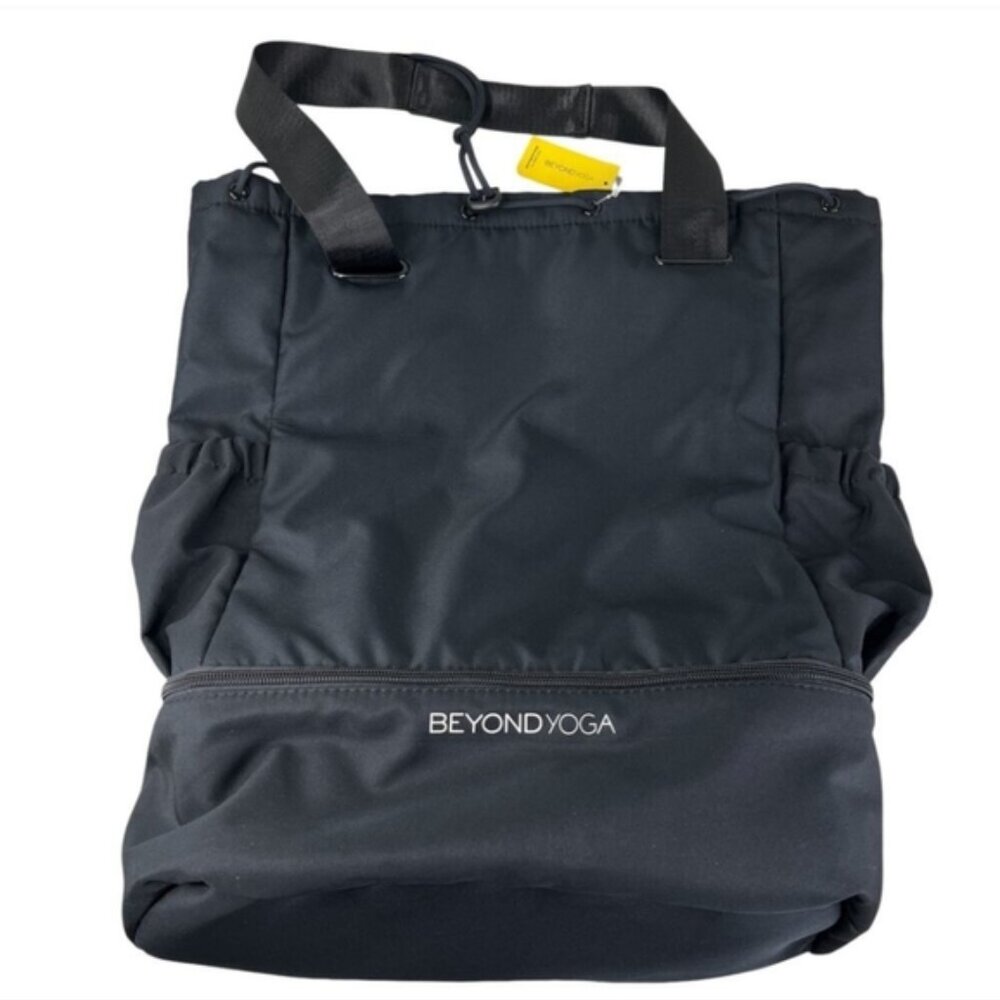 Beyond Yoga Black Convertible Gym Bag